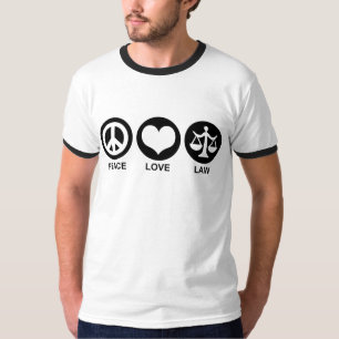 Friedensgesetz und Liebe T-Shirt
