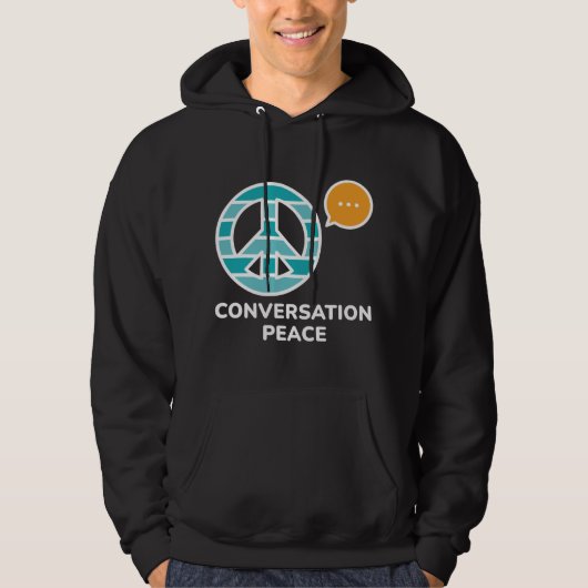 Friedensgespräch Hoodie (Vorderseite)