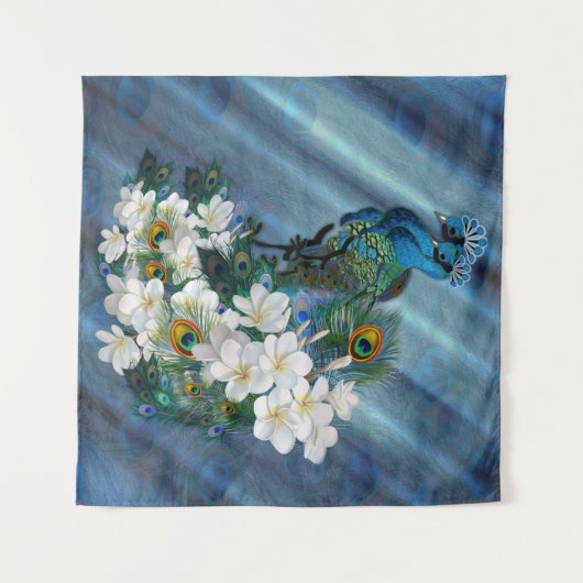 Friedensgespräche mit Smaragdgrüner Seide Wandteppich (Vorderseite (Horizontal))