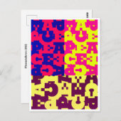 Friedensgestaltung Postkarte (Vorne/Hinten)