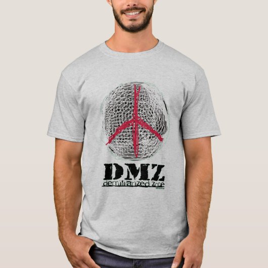 Friedensglobe Kein Krieg gegen entmilitarisierte Z T-Shirt (Vorderseite)