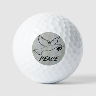 Friedensgolfball Taube Golfball