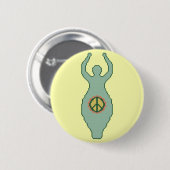 Friedensgöttin-Knopf Button (Vorne & Hinten)