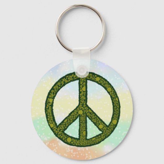 Friedensgrün Schlüsselanhänger (Vorderseite)