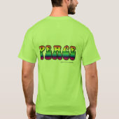 Friedensgrundlegender T - Shirt (Rückseite)