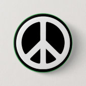 Friedensgrünes Symbol! Button (Vorderseite)