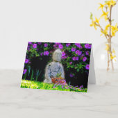 Friedensgruß-Karte Buddhas 2 Karte (Gelbe Blume)