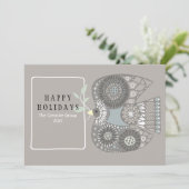 FRIEDENSGrußkarte Feiertagskarte (Stehend Vorderseite)