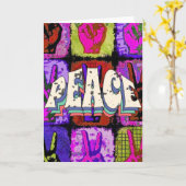 Friedensgrußkarte Karte (Gelbe Blume)