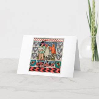 FRIEDENSGrußkarte Karte