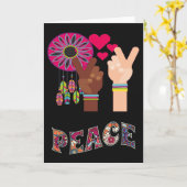 Friedensgrußkarte Karte (Gelbe Blume)