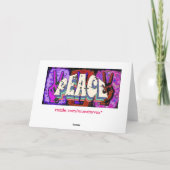 Friedensgrußkarte Karte (Rückseite)