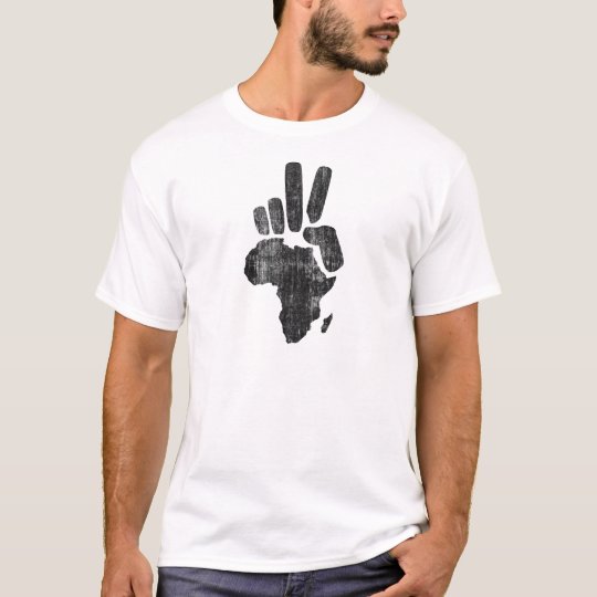 Friedenshand Darfurs Afrika T-Shirt