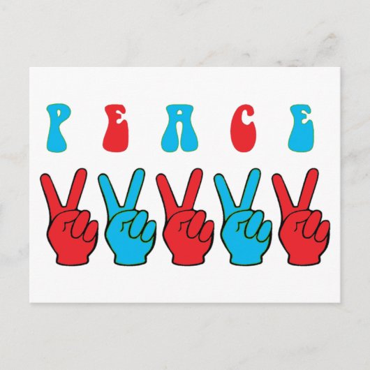 Friedenshandlungen Postkarte (Vorderseite)