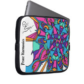 Friedensharmonikhülse Laptopschutzhülle (Vorne Rechts)