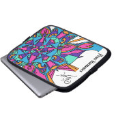 Friedensharmonikhülse Laptopschutzhülle (Vorne Knopf)