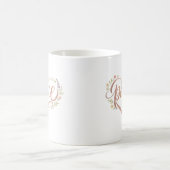 Friedensherz Boho Typografie Kaffeetasse (Mittel)