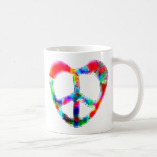 Friedensherz Kaffeetasse