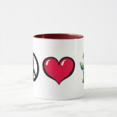 FriedensherzGnome durch FreeWitch Wecker-Tasse Tasse (Zentrum)