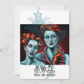 FriedensHexen für Liebe Einladung (Vorderseite)