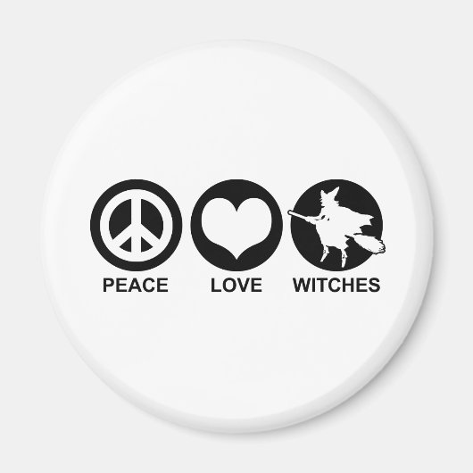 FriedensHexen für Liebe Magnet (Vorne)