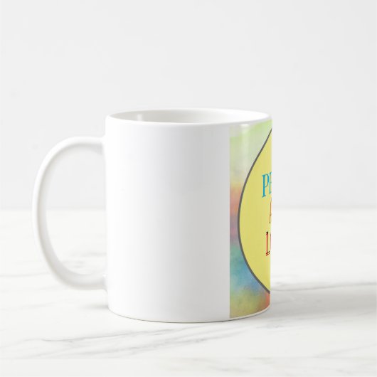 Friedenshoffen und Liebe Kaffeetasse (Links)