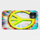 FRIEDENSign Gelb farbiges Glück und Fun Case Mate (Rückseite (Horizontal))