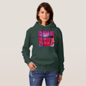 Friedensinstrument - Abstrakte digitale Kunst. Hoodie (Vorne ganz)