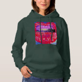 Friedensinstrument - Abstrakte digitale Kunst. Hoodie (Vorderseite)