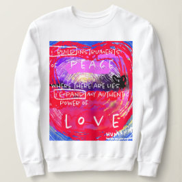 Friedensinstrument - Abstrakte digitale Kunst. Sweatshirt