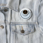 Friedenskaffee Button (Beispiel)
