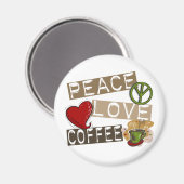 FRIEDENSKAFFEE LIEBE 2 MAGNET (Vorderseite/Rückseite)