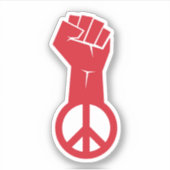Friedenskampf Aufkleber (Vorderseite)