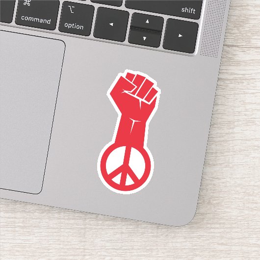 Friedenskampf Aufkleber (Detail)