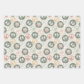 Friedenskämpfe und die Freude am Weltmuster Geschenkpapier Set (Vorderseite 3)