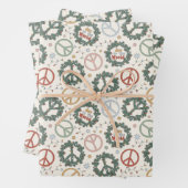 Friedenskämpfe und die Freude am Weltmuster Geschenkpapier Set (Beispiel)