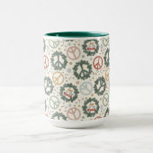 Friedenskämpfe und die Freude am Weltmuster Tasse (Zentrum)