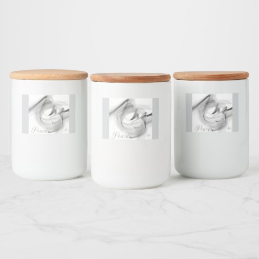 Friedenskanistensiegel Lebensmitteletikett (Flaschen)