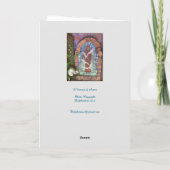 Friedenskarte von St. Francis inspirierend Karte (Rückseite)