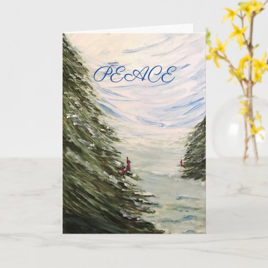 Friedenskarten Karte (Gelbe Blume)