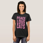 FRIEDENSKATZEN CAT-T - Shirt LIEBE (Vorne ganz)