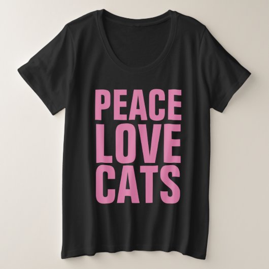 FRIEDENSKATZEN CAT-T - Shirt LIEBE (Design vorne)