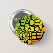Friedensknopf Button (Vorne & Hinten)