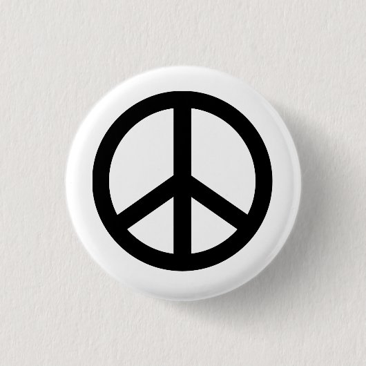 Friedensknopf Button (Vorderseite)
