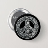 Friedensknopf Button (Vorne & Hinten)