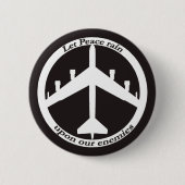 Friedensknopf Button (Vorderseite)