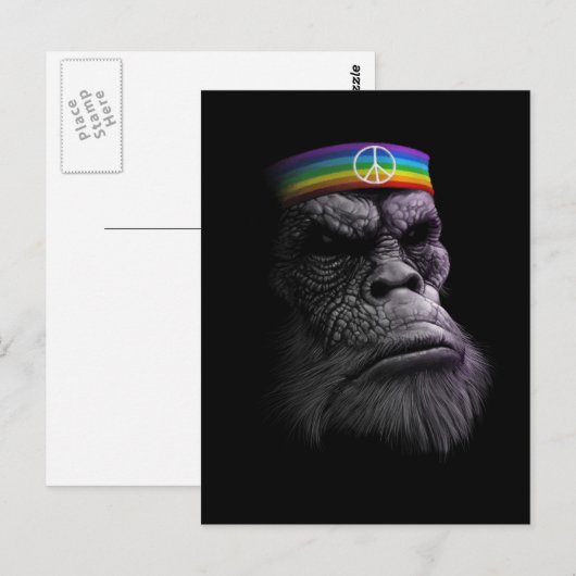 Friedenskönig Postkarte (Vorne/Hinten)