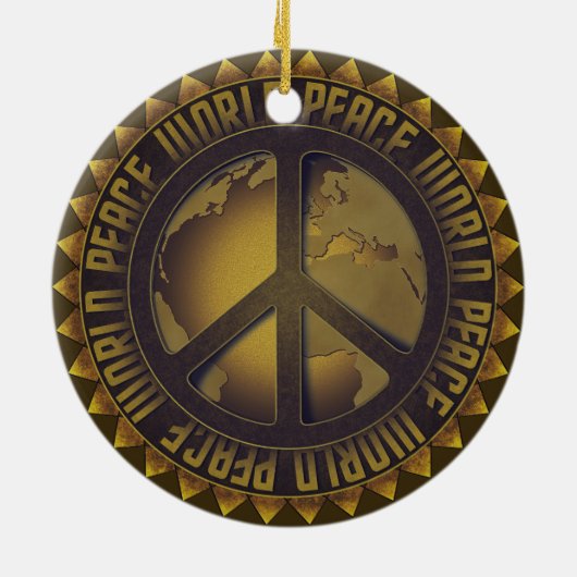 Friedenskonsolidierung Keramik Ornament (Hinten)