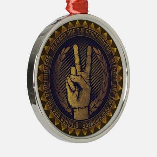 Friedenskonsolidierung Ornament Aus Metall (Rechts)