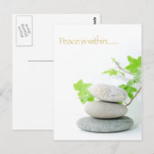 Friedenskonzept Postkarte (Vorne/Hinten)